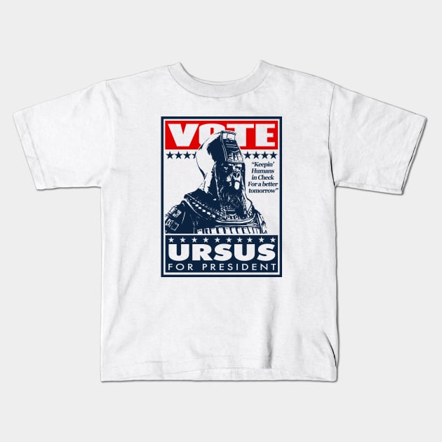 Planet of the Apes - VOTE URSUS Kids T-Shirt by KERZILLA